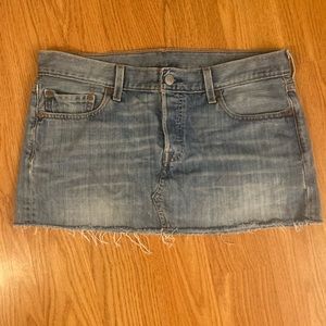 Vintage Low Rise Levi’s 501 Miniskirt
